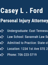 Attorney Casey L. Ford in Columbus GA