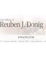 Attorney Reuben J. Donig in San Carlos CA